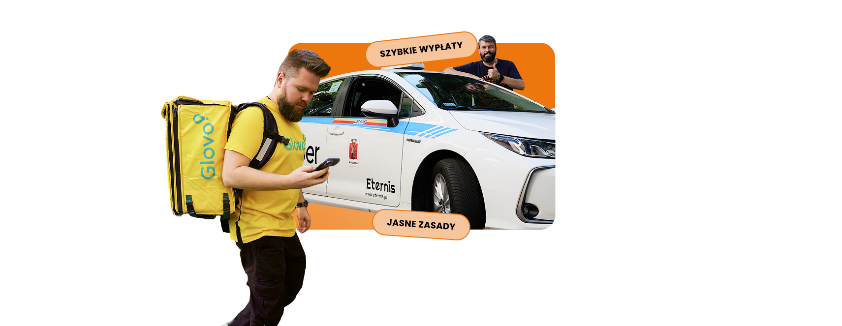 Drivers, courier and fleet — start working with Eternis